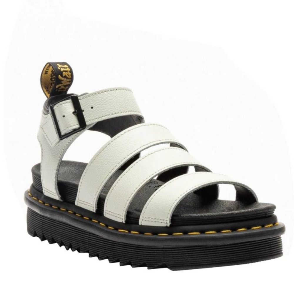 Dr. Martens White Leather ‘Blaire’ Sandals women’s size 6